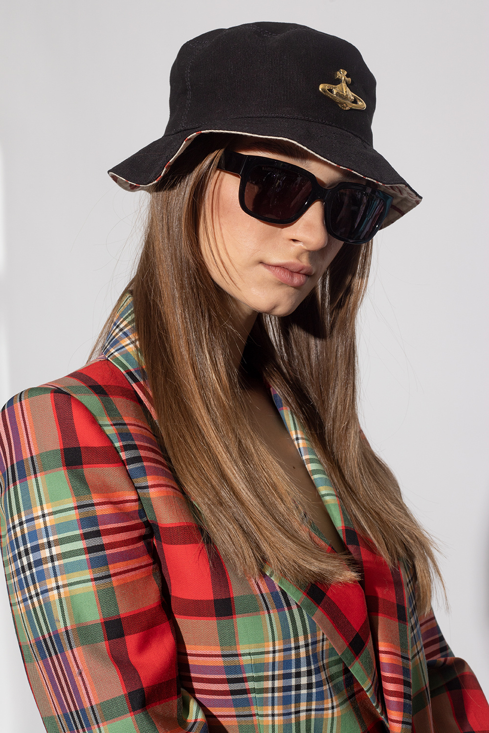 Black Bucket hat with logo Vivienne Westwood - M Nosilife Desert